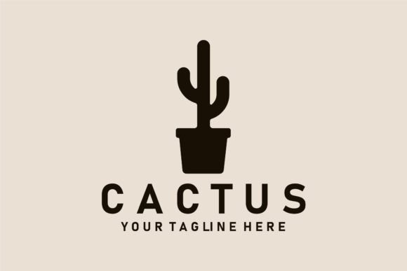 Cactus Vintage Logo, Icon and Symbol