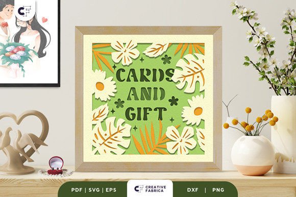 Cards and Gift 3D Shadow Box Paper Cut