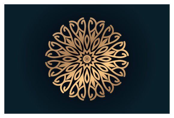 Colorful Mandala Art Design Simple