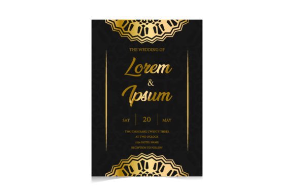 Luxury Wedding Invitation Template