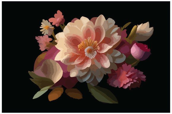 New Design Colourful Flower