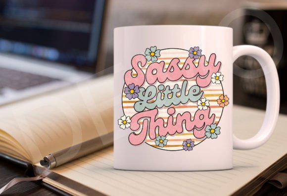 Sassy Little Thing PNG, Retro Boho PNG