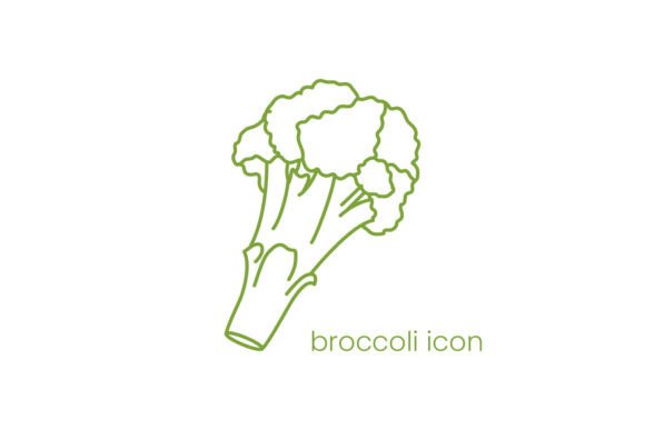 Vegetable Icon: Clean, Minimalist & Embroidery-Ready